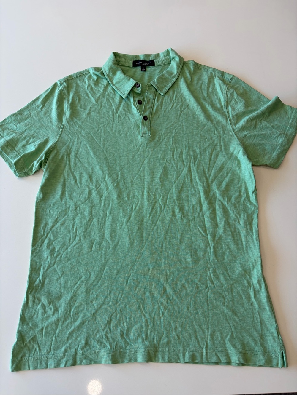 Robert Barakett XL Mint Green Short-Sleeve Polo